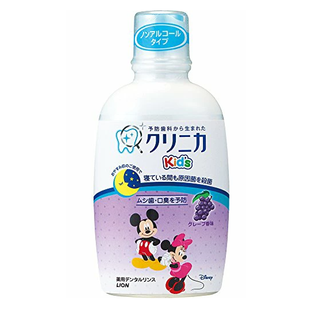 *現貨*LION 米奇老鼠圖案 小童用漱口水(提子味)  250ml#099277