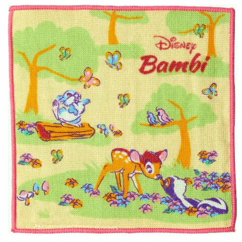 ✨現貨✨日本直送 Disney抗菌防臭加工手巾 (Bambi) 約15×15cm#762563