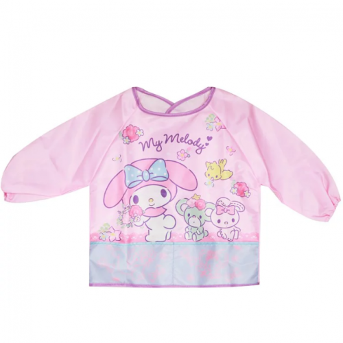 ✨現貨✨SANRIO - MY MELODY 小童圍裙套裝 繪畫防污圍裙連手袖套裝 (細碼)#248861