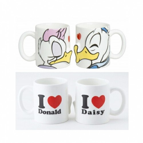 *現貨*日本直送 迪士尼 Donald & Daisy Kiss 杯(2個裝)