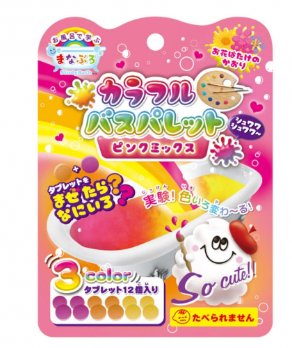 #日本直送 Manaburro趣味調色沐浴丸(pink mix)3色共12粒#300120🌟門市同步發售中🌟落單前請先PM查詢存貨量🙏🏻🥰🥰