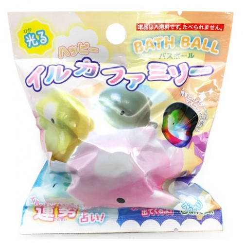*現貨*日本直送 Shining Happy Dolphin 蛋型沐浴球 (內含Shining Happy Dolphin玩具-隨機)#300851