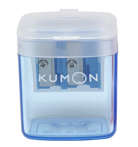 日本直送 KUMON藍色 - 兩孔削筆器/筆刨 (圓形及三角形筆身適用)#534371🌟落單前請先PM 9340 4637 查詢存貨量🙏🏻🥰🥰