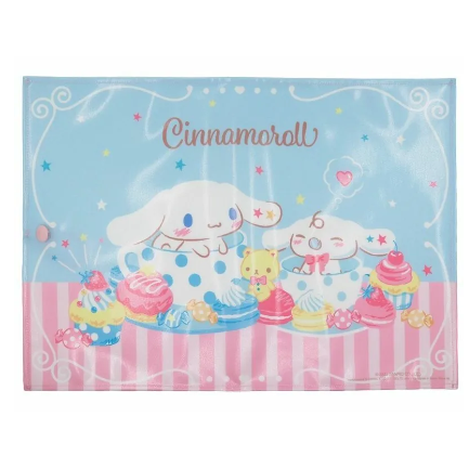 CINNAMOROLL 帆布檯墊 餐墊  枱墊 可卷可摺枱墊 尺寸:約 48 × 34 cm (231249)