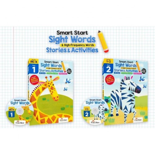 *現貨*【專為亞洲學齡孩童設計Smart Start Sight Words英文閱讀、練習2合一 (附送CD)】