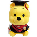 ✨現貨✨ 廸士尼 Winne the Pooh 發光襟章 畢業公仔 毛公仔 10