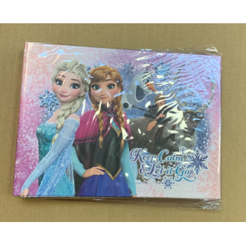 *現貨*魔雪奇緣 FROZEN 紀念冊(紫色) DX50366R