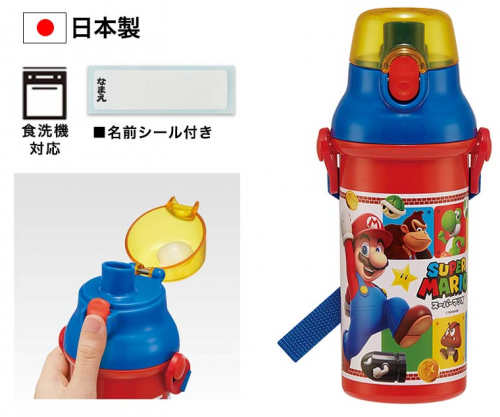 日本直送 skater Mario 直飲水樽#622281🌟落單前請先PM 9340 4637 查詢存貨量🙏🏻🥰🥰