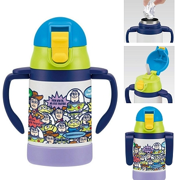 日本SKATER Toy Story 超輕 保溫/保冷 吸管水樽 水壺 可折疊手柄 240ml#347115🌟門市現貨同步發售🌟落單前請先PM查詢存貨量🙏🏻🥰🥰