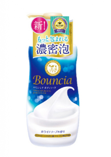 *現貨*COW 牛乳石鹼 牛乳泡泡保濕沐浴露 (純白花香) 480ml (藍)#010955🌟落單前請先PM查詢存貨量🙏🏻🥰🥰