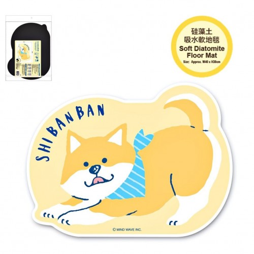 ✨現貨✨SHIBANBAN - 柴犬浴室吸水珪藻土地墊(軟墊)#136626