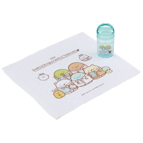 ✨現貨✨日本 Skater 兒童 毛巾 四方巾 連盒- 角落生物#559983