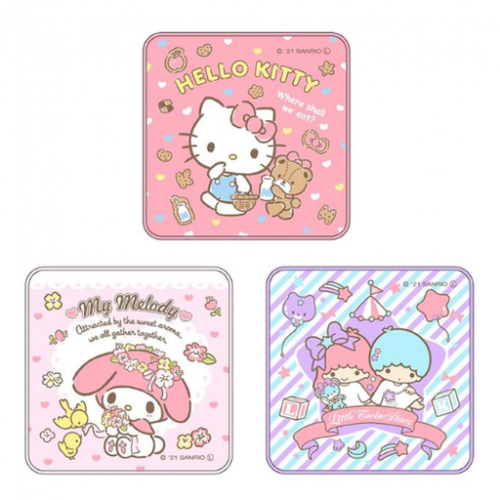 *現貨*Characters毛巾 洗面巾 返學手巾 抺手巾 size:約H16×W16cm(3條裝)#028444