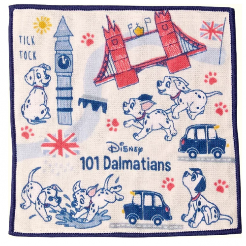 ✨現貨✨日本直送 Disney抗菌防臭加工手巾  (101 Dalmatians) 約15×15cm#762556