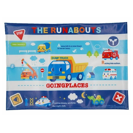 THE RUNABOUTS 帆布檯墊 餐墊  枱墊 可卷可摺枱墊 尺寸:約 48 × 34 cm (231248)