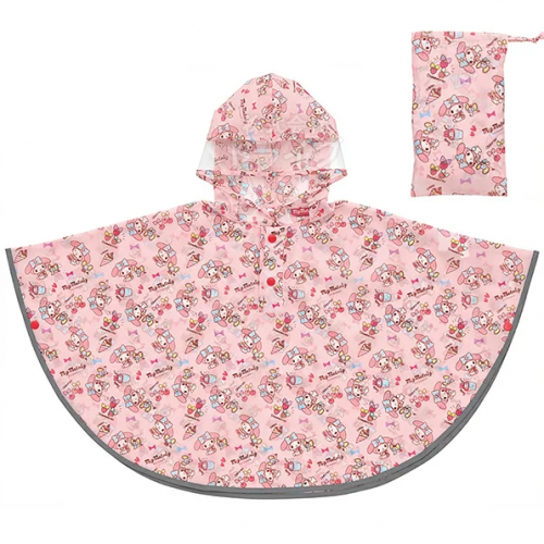 *現貨*日本直送 MY MELODY 兒童斗蓬型雨衣 小童雨衣 (80-100cm)#538698