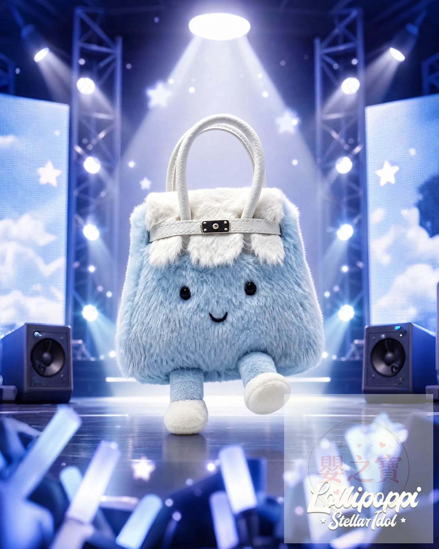 *預訂*🎤✨ 【Lollipoppi 最新力作】Plush BagCharm Blind Box - Stellar Idol Series