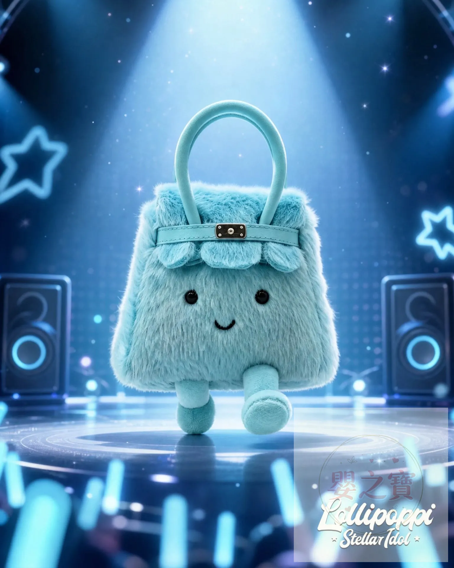 *預訂*🎤✨ 【Lollipoppi 最新力作】Plush BagCharm Blind Box - Stellar Idol Series