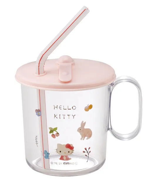 *現貨*日本製Skater 抗菌吸管杯Ag+抗菌 (250ml) Hello Kitty #546839