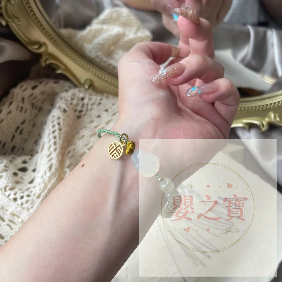 *預訂*VSL1644和田玉玉兔手串 *預計到貨日期:10月中*