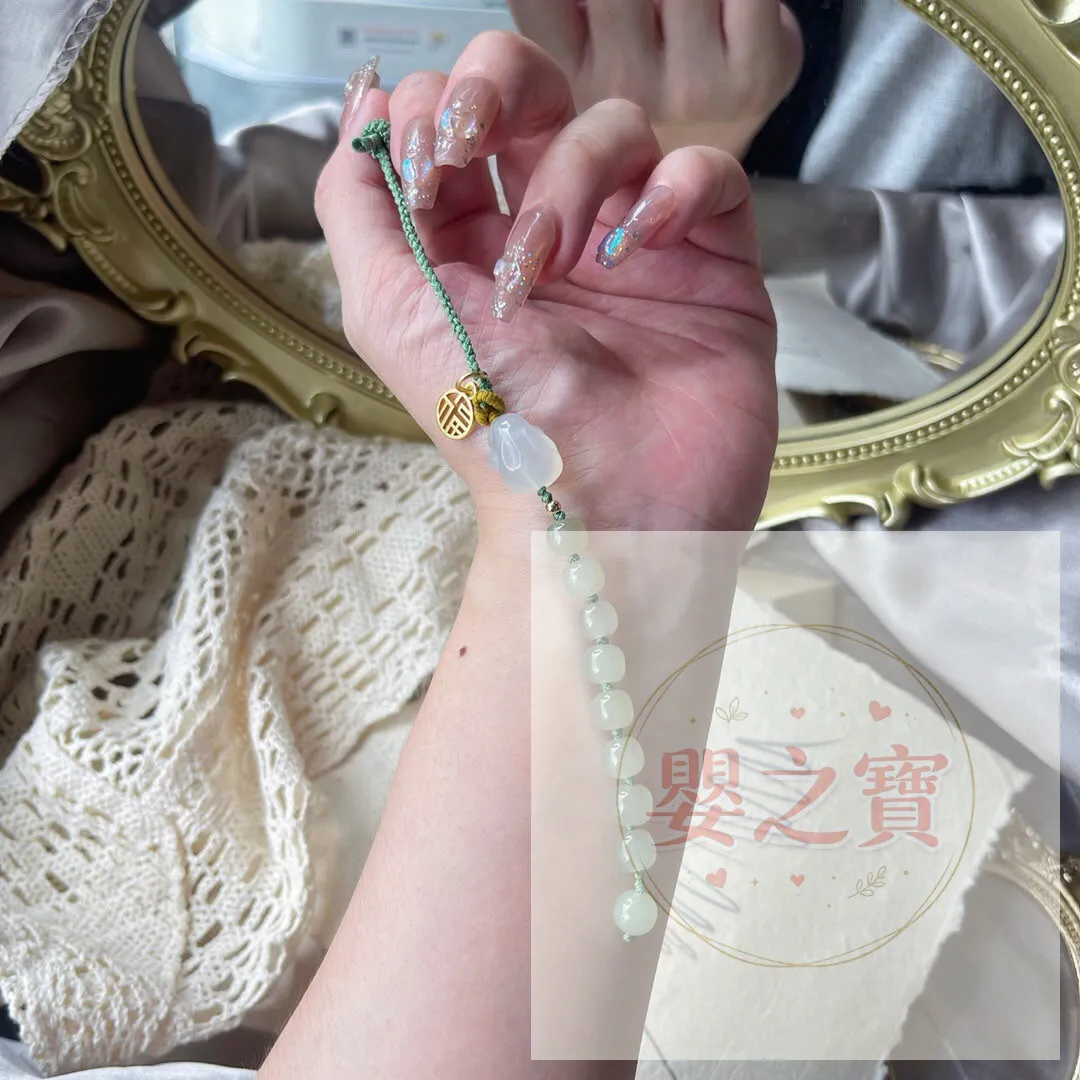 *預訂*VSL1644和田玉玉兔手串 *預計到貨日期:10月中*