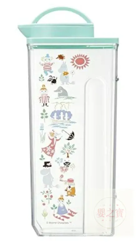 *現貨*日本製 Moomin 透明耐熱塑膠水壺 2200ml