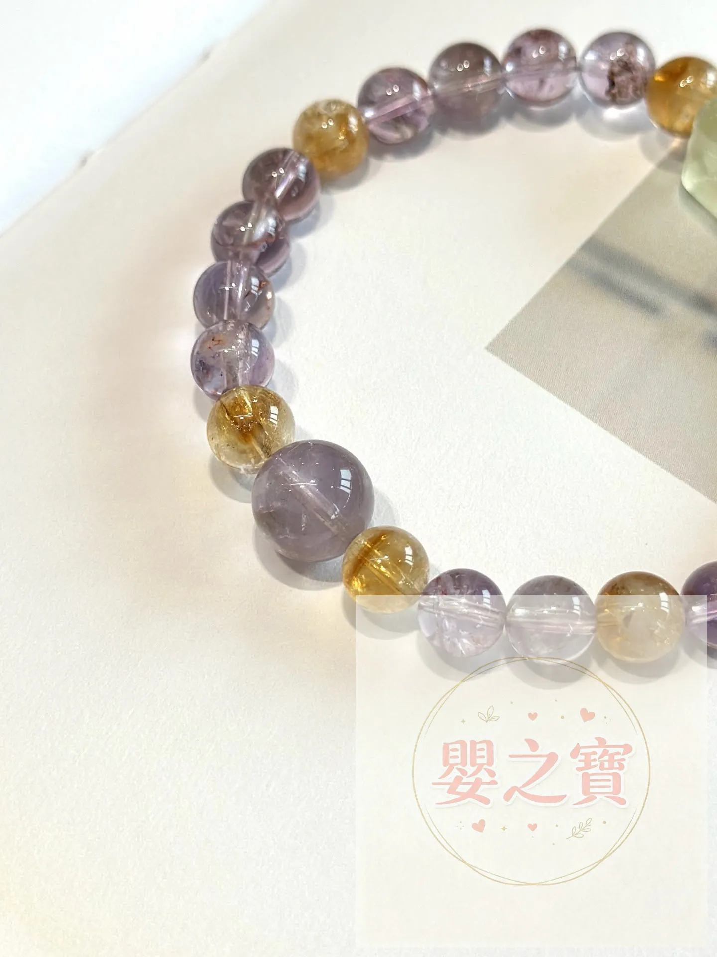 *預訂*vsl3472 紫水晶黃塔晶手串 *預計到貨日期:10月中*
