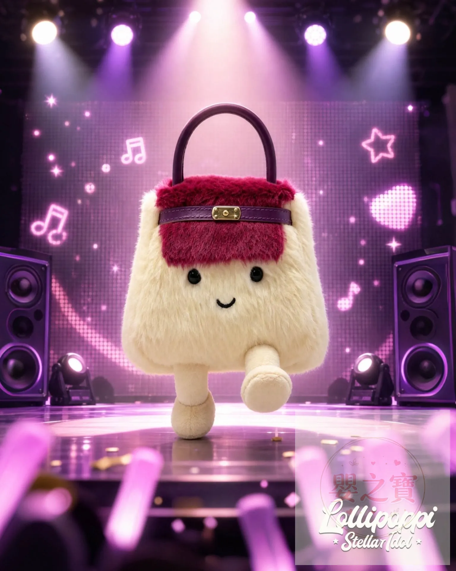 *預訂*🎤✨ 【Lollipoppi 最新力作】Plush BagCharm Blind Box - Stellar Idol Series