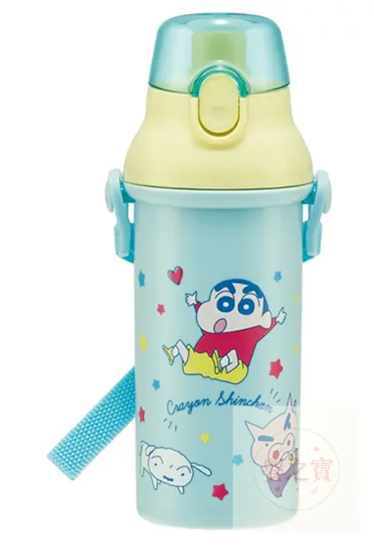 *现货*日本制 Skater 蜡笔小新 直饮水樽480ml