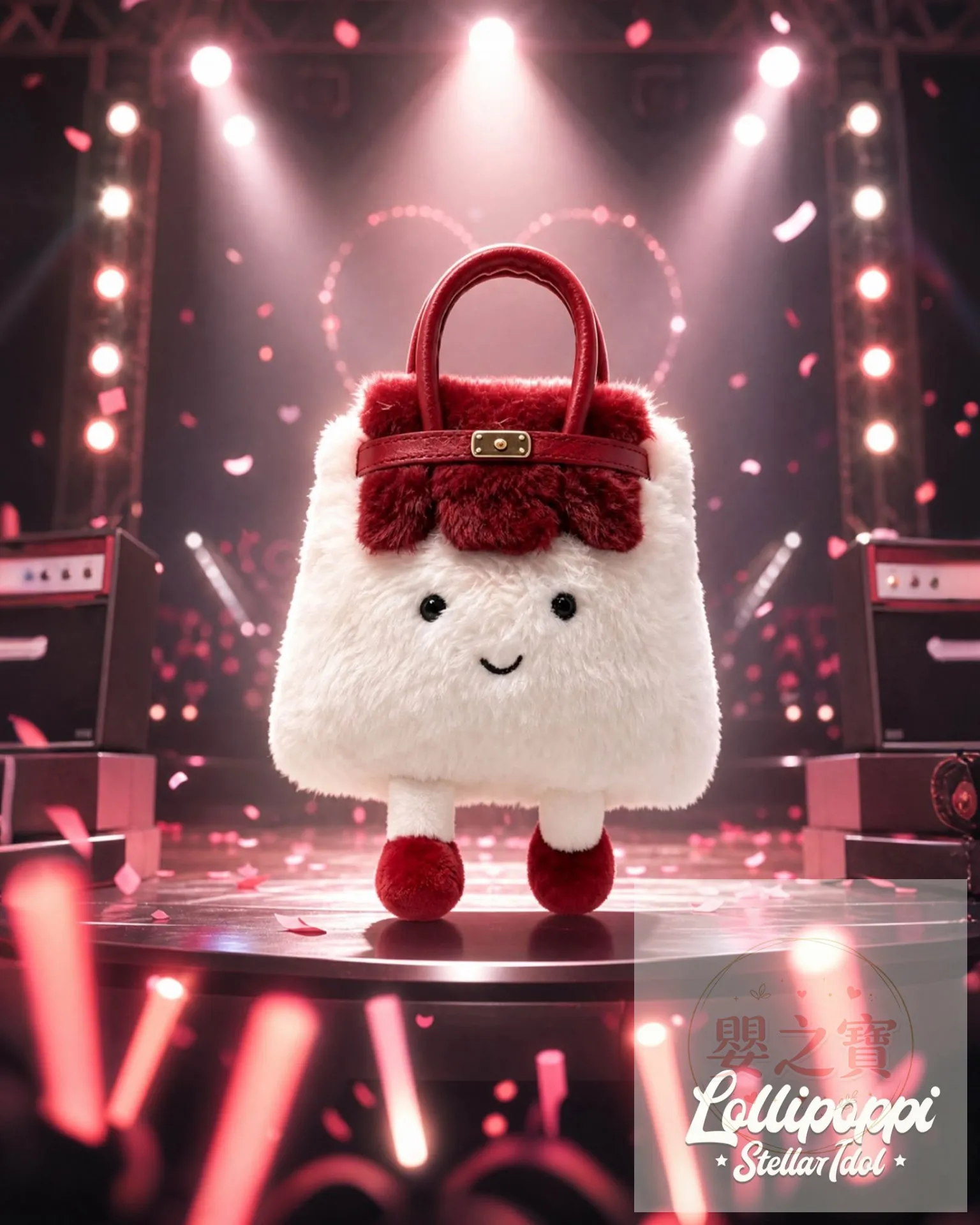 *預訂*🎤✨ 【Lollipoppi 最新力作】Plush BagCharm Blind Box - Stellar Idol Series