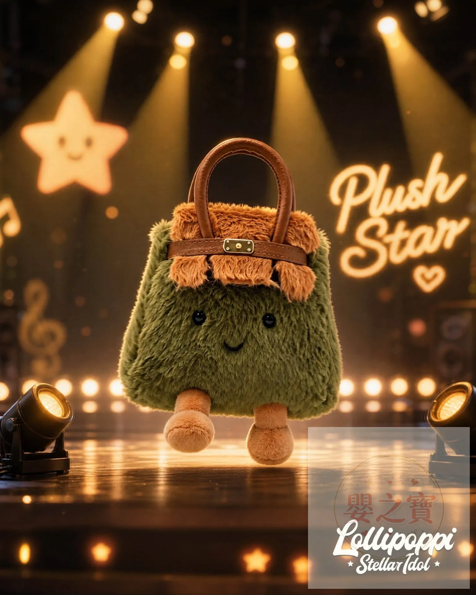 *預訂*🎤✨ 【Lollipoppi 最新力作】Plush BagCharm Blind Box - Stellar Idol Series