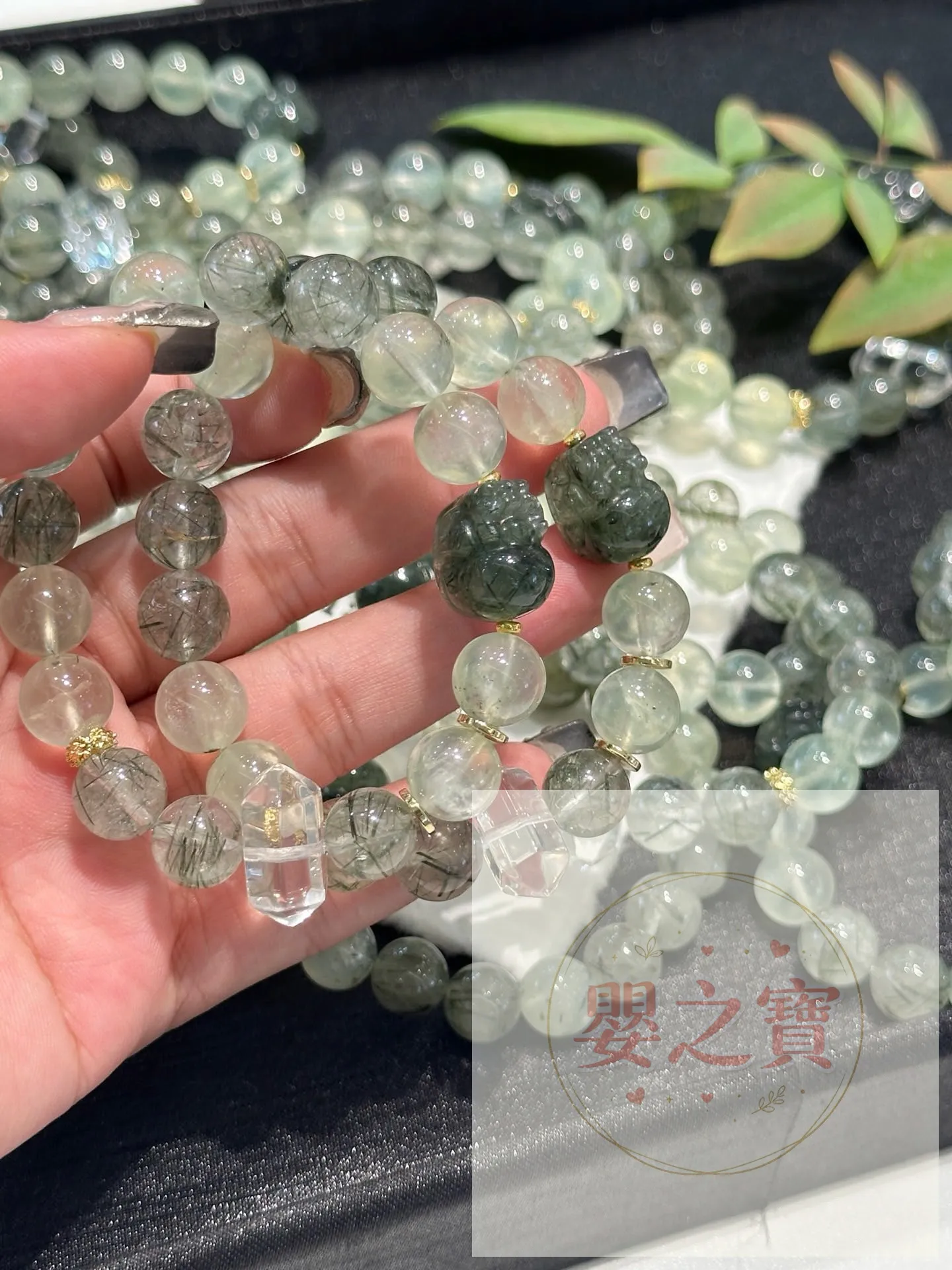 *預訂*vsl3456｜綠發貔貅手串 *預計到貨日期:10月中*