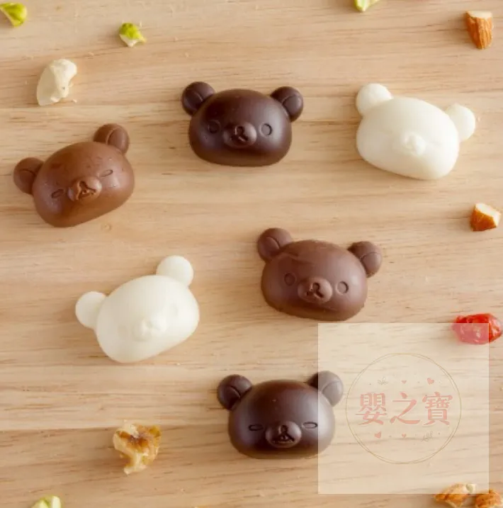 *現貨*日本直送 貝印KAI Rilakkuma 鬆馳熊 矽膠模 朱古力模 食物模