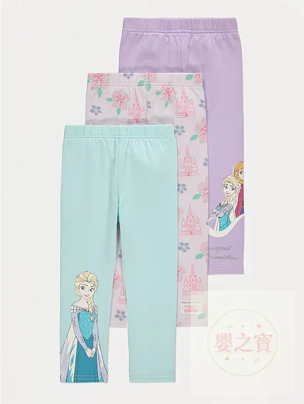 🌟英國代購🌟  ❄️ Disney Frozen Leggings 3件裝