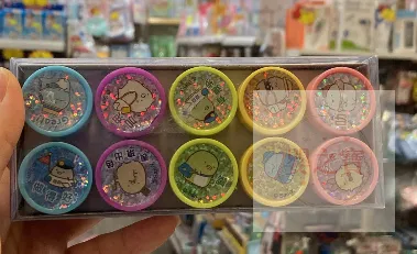 *現貨*角落生物 10粒庄圓形印章