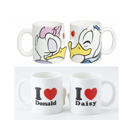 *現貨*日本直送 迪士尼 Donald & Daisy Kiss 杯(2個裝)