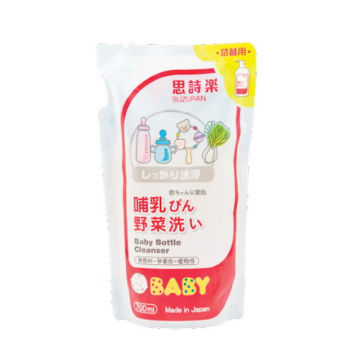 *現貨 *Suzuran思詩樂嬰兒奶瓶蔬果洗潔液 – 補充裝