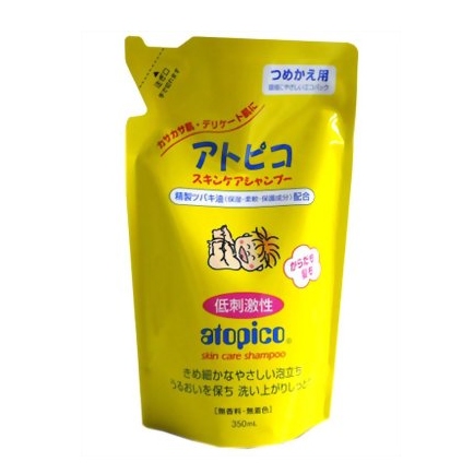 *現貨*Atopico 阿B哥 - 精製椿油 嬰兒洗髮沐浴露350ml補充裝#720113