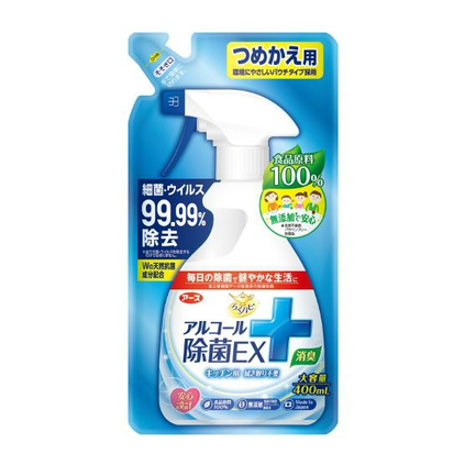✨現貨✨Earth 99.99% 除菌EX廚房用噴霧(食物原料)400ml(補充裝)#629814