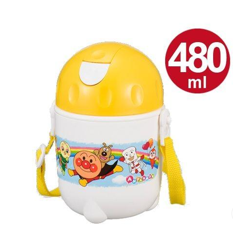 *现货*日本直送 面包超人吸管水樽 480ml #872936