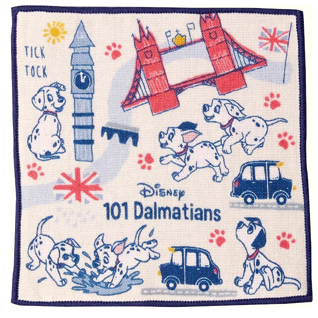 ✨現貨✨日本直送 Disney抗菌防臭加工手巾  (101 Dalmatians) 約15×15cm#762556